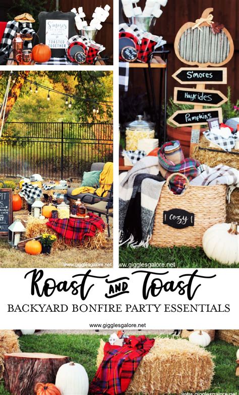 Roast and Toast Fall Backyard Bonfire Party | Bonfire party, Backyard bonfire party, Bonfire ...