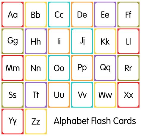 Alphabet Upper and Lower Case Letters Flash Cards Alphabet Letters To Print, Alphabet Line ...