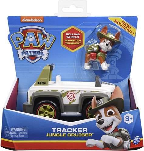 Figurine and vehicle Tracker Paw Patrol