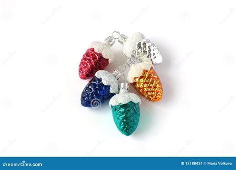 New-Year tree decorations stock photo. Image of winter - 12188424