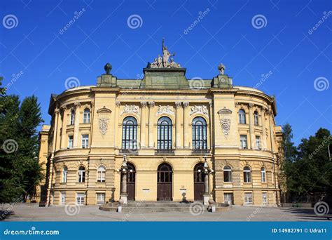 Warsaw University of Technology Stock Image - Image of brick, street: 14982791