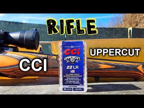 CCI Uppercut .22LR RIFLE Ballistic Gel Test & Review - YouTube