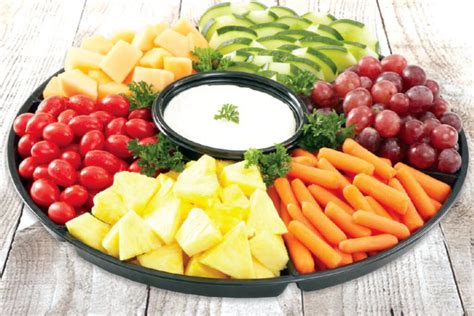 Fresh Vegetable, Fruit and Cheese Tray (Serves 30 to 40) – Tampa Bay ...