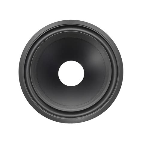 6.5" Paper Speaker Cone Subwoofer Cones Drum Paper 1.5" Coil Diameter with Rubber Surround Black ...