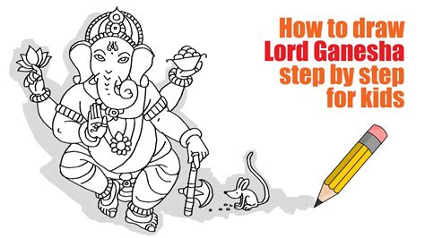 Ganesha Drawing For Kids Step By Step