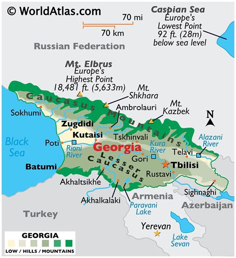 Georgia Eastern Europe Map – Get Map Update