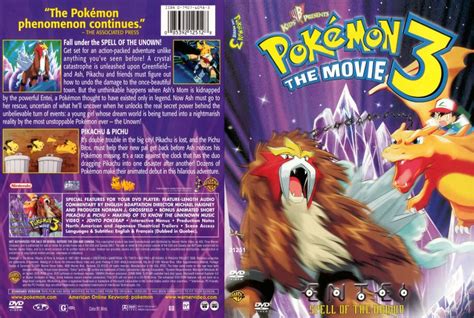 Pokemon 3 - Movie DVD Scanned Covers - 211pokemon3 hires :: DVD Covers