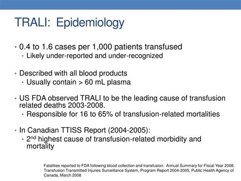 PPT - Acute adverse reactions to transfusion: a symptoms-based approach PowerPoint Presentation ...