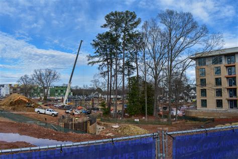 Photos: Downtown Cary Park Structures Taking Shape – CaryCitizen