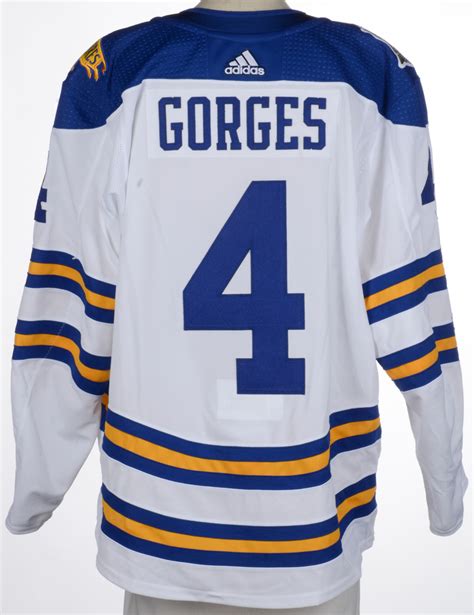 Josh Gorges Buffalo Sabres Game-Worn 2018 NHL Winter Classic Jersey - NHL Auctions