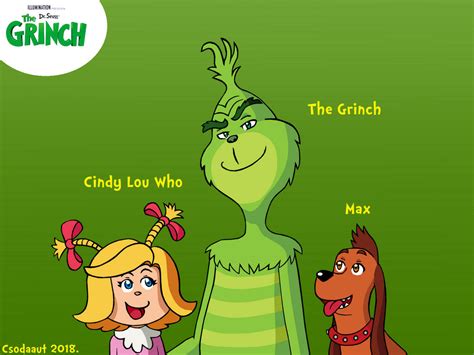 The Grinch, Max and Cindy Lou Who in SE style by Csodaaut on DeviantArt