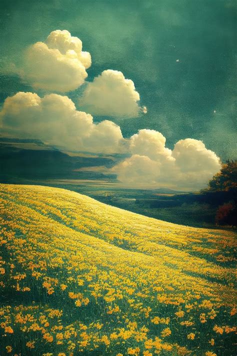 A Host of golden daffodils, digital painting, William Wordsworth poetry in 2024 | Digital ...
