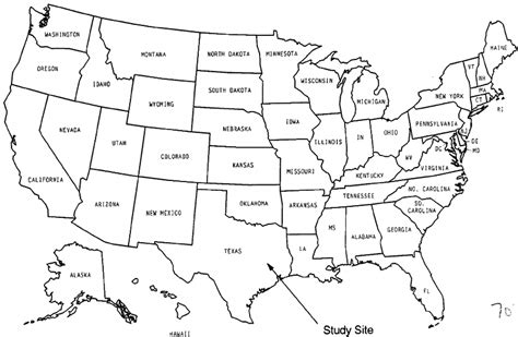 Location of the study area within the United States of America ...