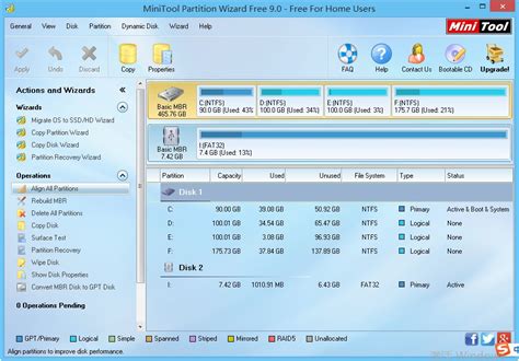 Screenshots of partition magic freeware, partition manager and partition software - Partition ...