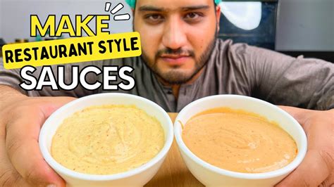 Restaurant Style Sauces Recipe | Perfect for Fast Food Burgers ...