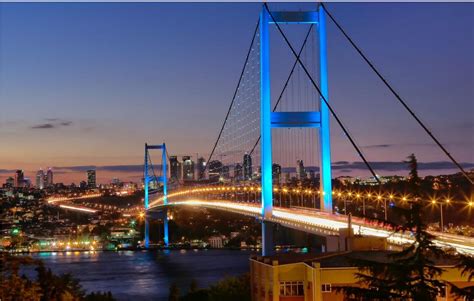 The Bosphorus Bridge connects East and West in Istanbul. | Istanbul travel guide, Bosphorus ...