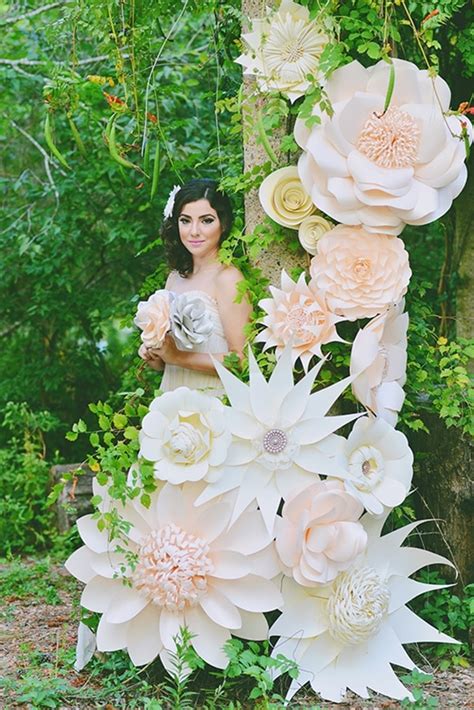 Love in Bloom - Gorgeous Paper Flower Ideas for Your Wedding | Hey Wedding Lady