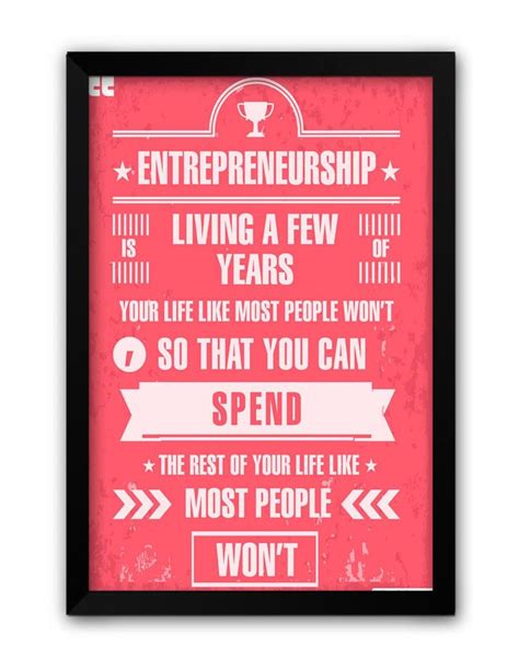 Entrepreneurship Quote Framed Poster | Entrepreneurship quotes, Poster frame, Quotes