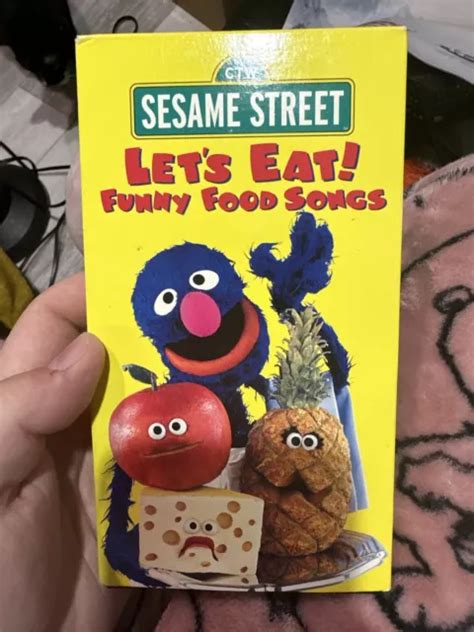 SESAME STREET: LET'S EAT! FUNNY FOOD SONGS (vhs) Grover, Muppets. VG Cond. Rare $28.00 - PicClick