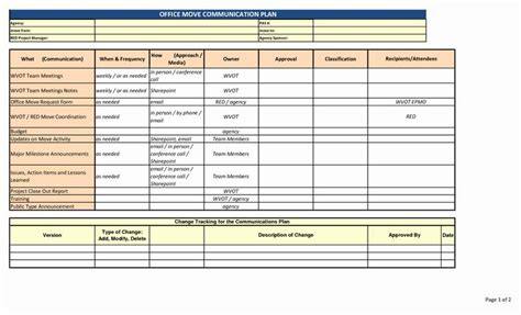 Office Move Project Plan Template Unique Household Checklists to Do ...