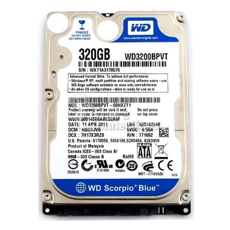 HDD 320GB - Various Brands in UK