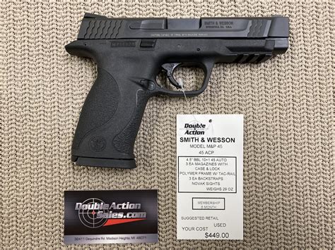 Smith & Wesson M&P45 (Used) - Double Action Indoor Shooting Center ...