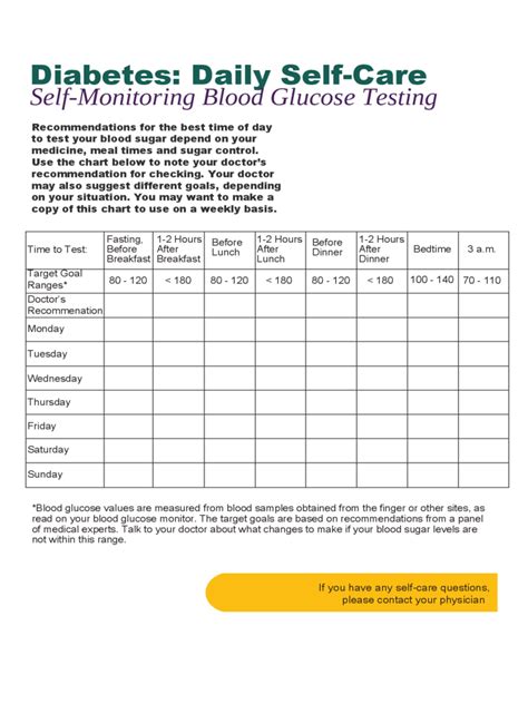 Blood Glucose Chart - 6 Free Templates in PDF, Word, Excel Download