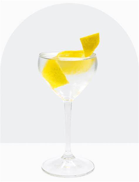 Lemon twist martini — 1244 Islands Gin