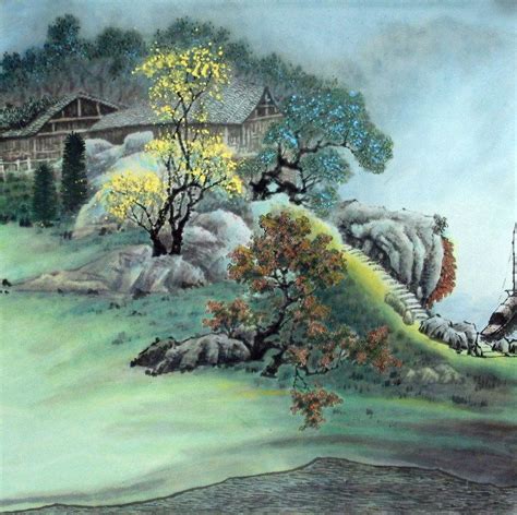 Chinese Painting: House - Chinese Painting CNAG221772 - Artisoo.com