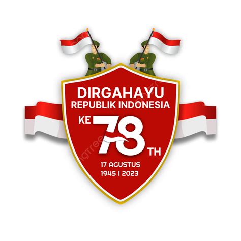 Logotipo Oficial De Hut Ri 78 En El Día De La Independencia De Indonesia 2023 Con Los Héroes Del ...