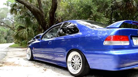 Honda Civic Em1 Turbo B16A2 - YouTube