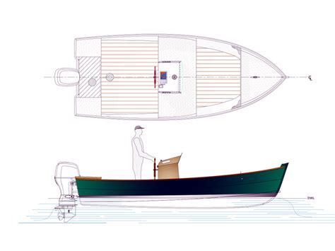 Pelicano 18 Center Console Printed Construction Plans – Metric Units | Devlin Designing Boat ...