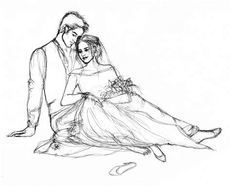 Married Couple Sketch at PaintingValley.com | Explore collection of ...