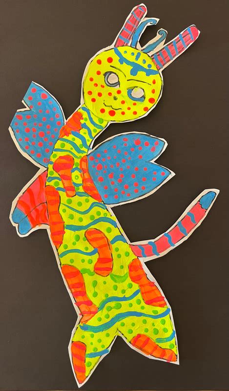 5th Grade Alebrije Paintings - JAMES WARD STUDENT ARTISTS