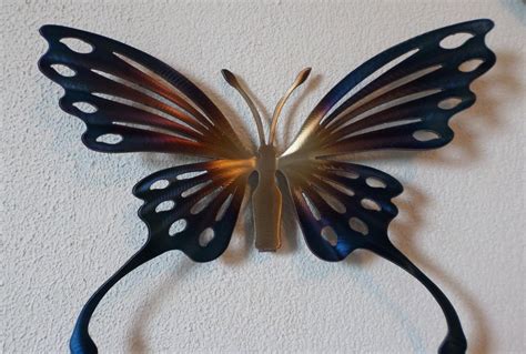 Top 15 of Large Metal Butterfly Wall Art