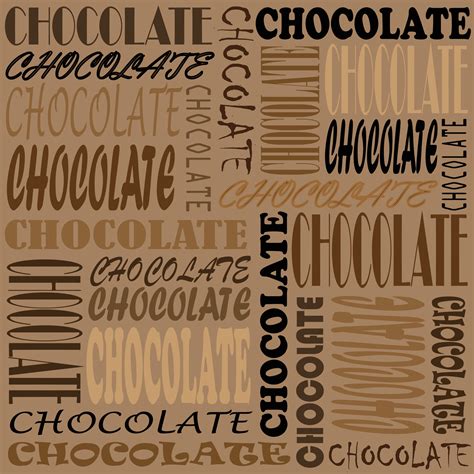 Chocolate pattern seamless vector on brown background , chocolate pattern seamless wallpaper ...