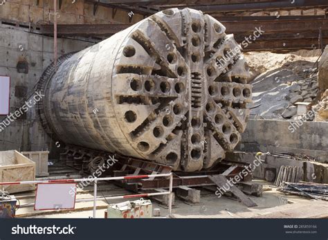 Tunnel Boring Machine Construction Site Metro Stock Photo 285859166 ...