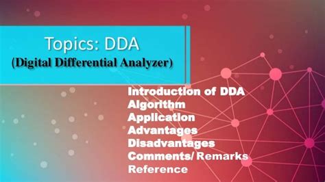 DDA (digital differential analyzer)