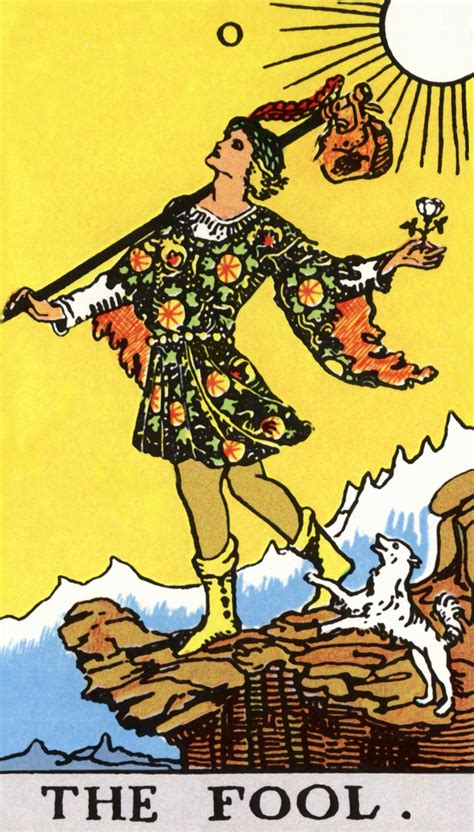 Tarot Rider-Waite 0 The Fool – Esoteric and Divinatory Tarot