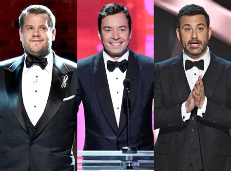 Jimmy Kimmel vs. James Corden vs. Jimmy Fallon: How Award Shows Are ...