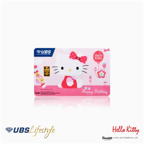 UBS Logam Mulia Sanrio Hello Kitty Birthday 0.5 Gr | UBSLifestyle – Perhiasan Emas – Gold Jewelry