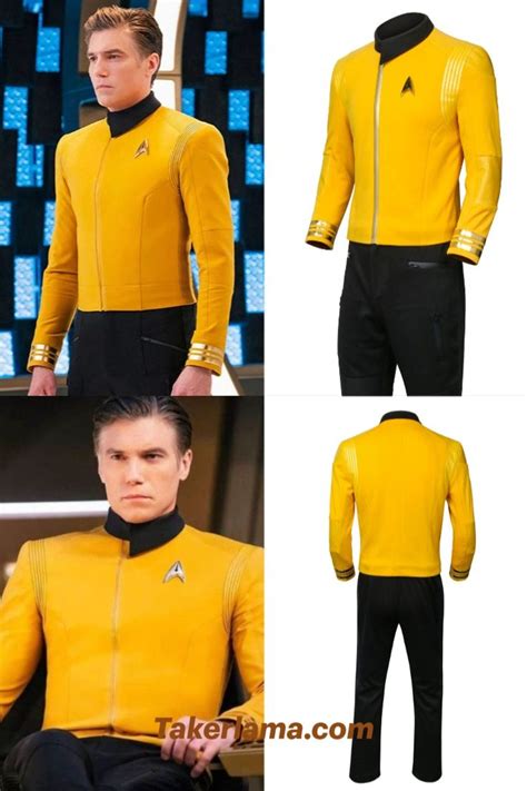 Star Trek Discovery Captain Christopher Pike Cosplay Costume Commander ...