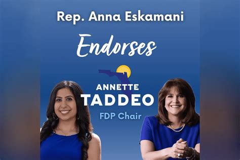 Anna Eskamani endorses Annette Taddeo for Florida Democratic Party Chair