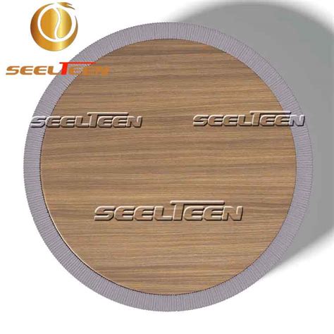 Teak Round Coffee Table Minimalist Design - Seelteen