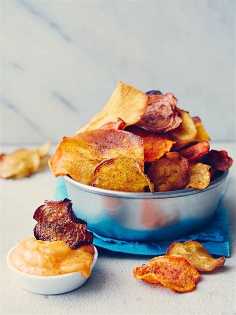 Crispy Root Vegetable Chips | The Messy Baker