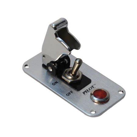 Chrome Safety Cover Toggle Switch With Red Indicator Light | Walmart Canada