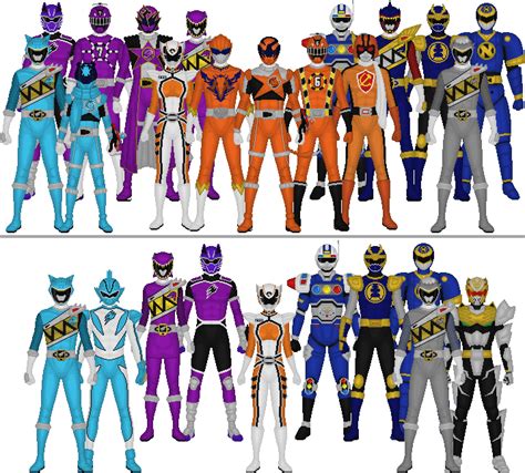 All Super Sentai and Power Rangers Assorted Colors by Taiko554 on ...