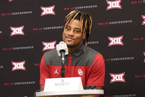 Watch: Oklahoma Linebacker Nik Bonitto's Big 12 Media Day Press ...