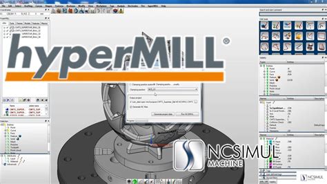 CAD/CAM interface | hyperMILL | NCSIMUL Machine - YouTube