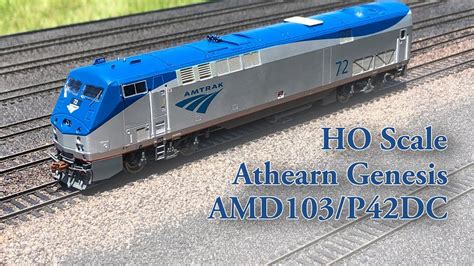 New Arrival - HO Scale Athearn P42 Amtrak - YouTube